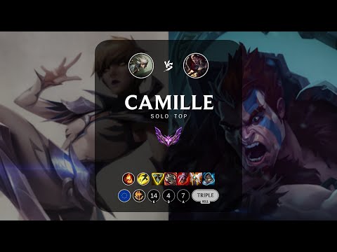 Camille Top vs Darius - EUW Master Patch 13.12