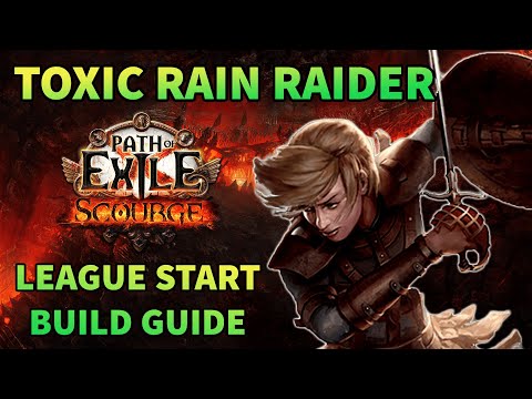 INSANELY Fast Early Farming - Toxic Rain Raider - League Start Build Guide
