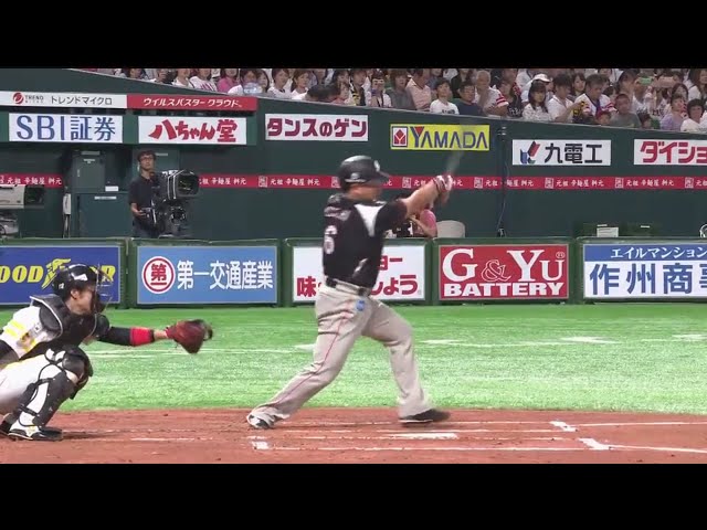 【2回表】球場中から大歓声!! マリーンズ・井口が第1打席からヒット!! 2017/8/27 H-M