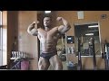 Bodybuilder Fabricio Arana Trains Shoulders And Biceps During Off-Season