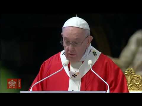 PAPA FRANCESCO: CON LA DOMENICA DELLE PALME APRE LA SETTIMANA SANTA