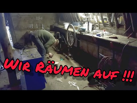 Wir räumen die Werkstatt auf!!! Ich zeige euch meine Fahrräder!