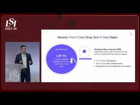 Kyle McAndrews, Maxonis - Surgical Peptide Therapy for Nerve Repair | LSI Asia '26