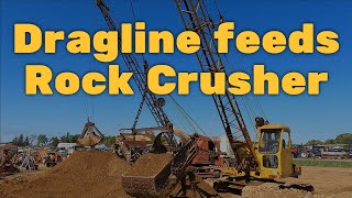 Unit & Insley Draglines feed Cedarapids Pitmaster at Albany Pioneer Days 2021