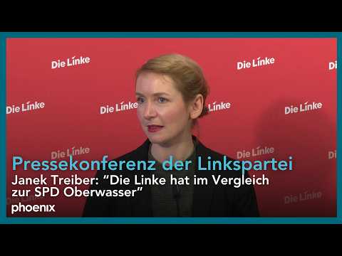 Pressekonferenz der Linken inkl. Einordnung durch Parteienforscher Janek Treiber | 12.01.2026