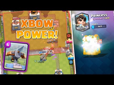 The Best XBow Deck Ever! (Arenas 9+) *Unlocking Legendary!*  //Clash Royale