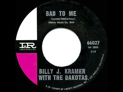 1964 HITS ARCHIVE: Bad To Me - Billy J. Kramer & the Dakotas (a #1 UK hit)