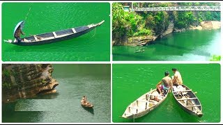 Wonder of Meghalaya - greenish blue waters of Umngot River