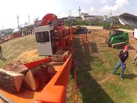 Multitek 2040xp2 ss Firewood Processor at Sawmill & Woodlot Firewood Shootout 2012