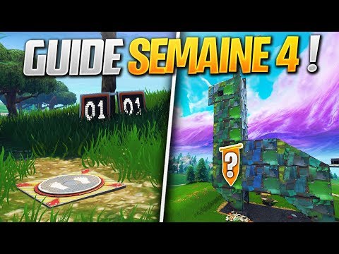 guide complet des defis de la semaine 4 saison 6 de fortnite fortnite astuce - fortnite tanze vor wasserspeiern
