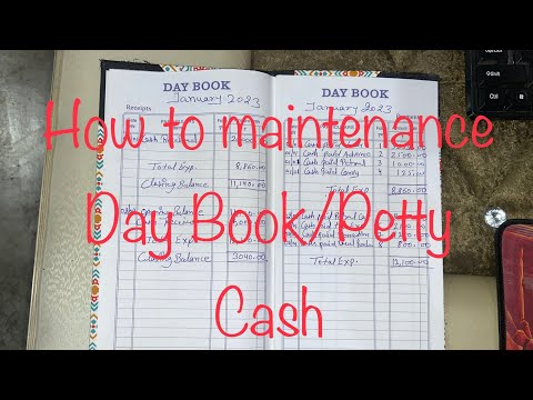 How To Maintenance Day book/Petty cash book | Day ko kaise bhare | accounting solutions