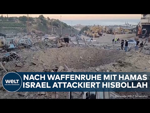KRIEG IN NAHOST: Kampf gegen Hisbollah! Israel attackiert Ziele im Libanon nach Deal mit der Hamas