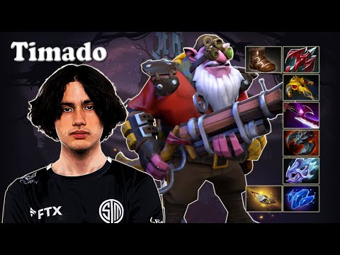 Timado - Sniper Safelane vs Miposhka Doom | Dota 2 7.31c Gameplay