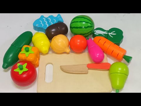 TOYS CUTTING FRUIT AND VEGETABLES ASMR FOODS | SATISFYING VIDEO | #asmr #fruit #satisfying #toys 