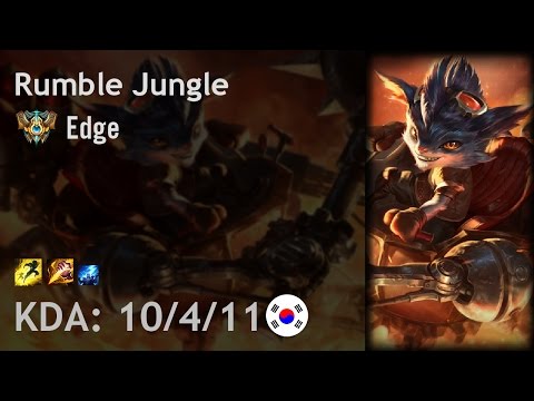 Rumble Jungle vs Kha'Zix - Edge - KR Challenger Patch 7.1