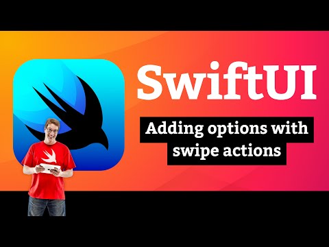 Adding options with swipe actions – Hot Prospects SwiftUI Tutorial 15/16 thumbnail