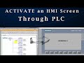 Change HMI Screen From PLC SIEMENS WinCC Tia Portal
