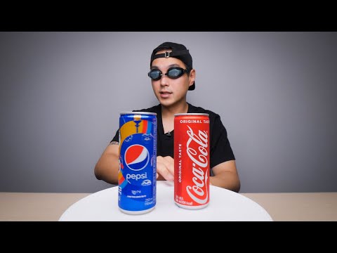 Cola vs. Pepsi Blindgeschmackstest