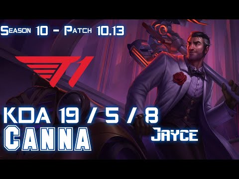T1 Canna JAYCE vs AATROX Top - Patch 10.13 KR Ranked