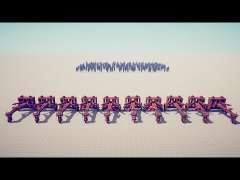 10x RAPID FIRE BALLISTA vs ARMIES - Totally Accurate Battle Simulator TABS