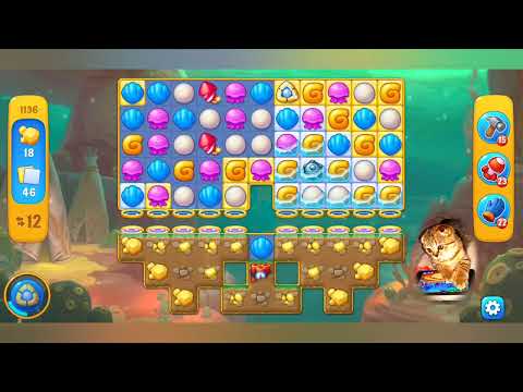 Fishdom 2022, no Boosters,  1136  level  -  прохождение без бустеров,  1136  уровень.