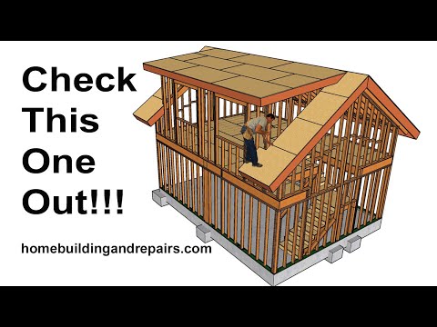 How To Build Two Car Garage And Shed Dormer Between Two Gables - Building Education Series Part 18