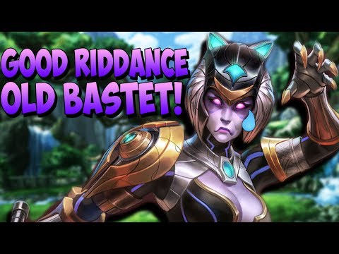 ONE LAST GOODBYE TO BASTET BEFORE SHE GETS REWORKED! - Masters Ranked Duel - SMITE