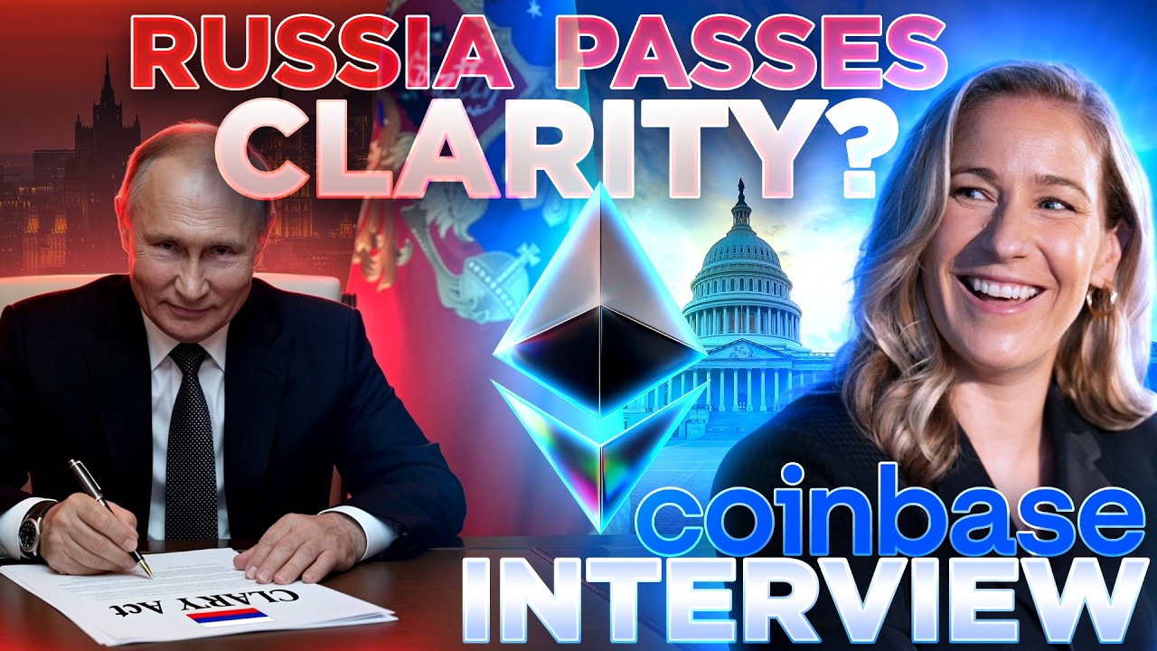 Putin Signs CLARITY Before the U.S.!?🚨Coinbase U.S. Policy INTERVIEW Kara Calvert🔥