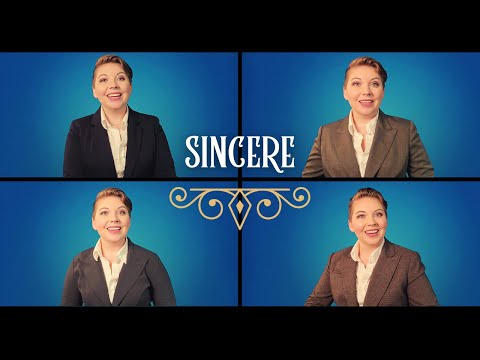 "Sincere" One-Woman-Barber Shop Quartet (The Music Man) FT. Brittany Luberda