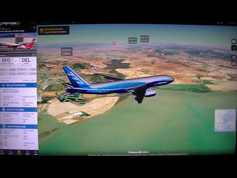 MongoTV_6903 - Flightradar24 - How Far Can i Fly - Part 262-San Fransisco-Delhi-AI174-AIC174