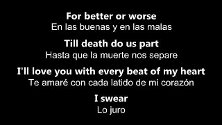 ♥ I Swear ♥ Lo Juro ~ por John Michael Montgomery - Letra en inglés y español