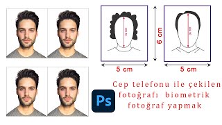 Cep telefonu ile çekilen fotoğrafı biometrik yapmak