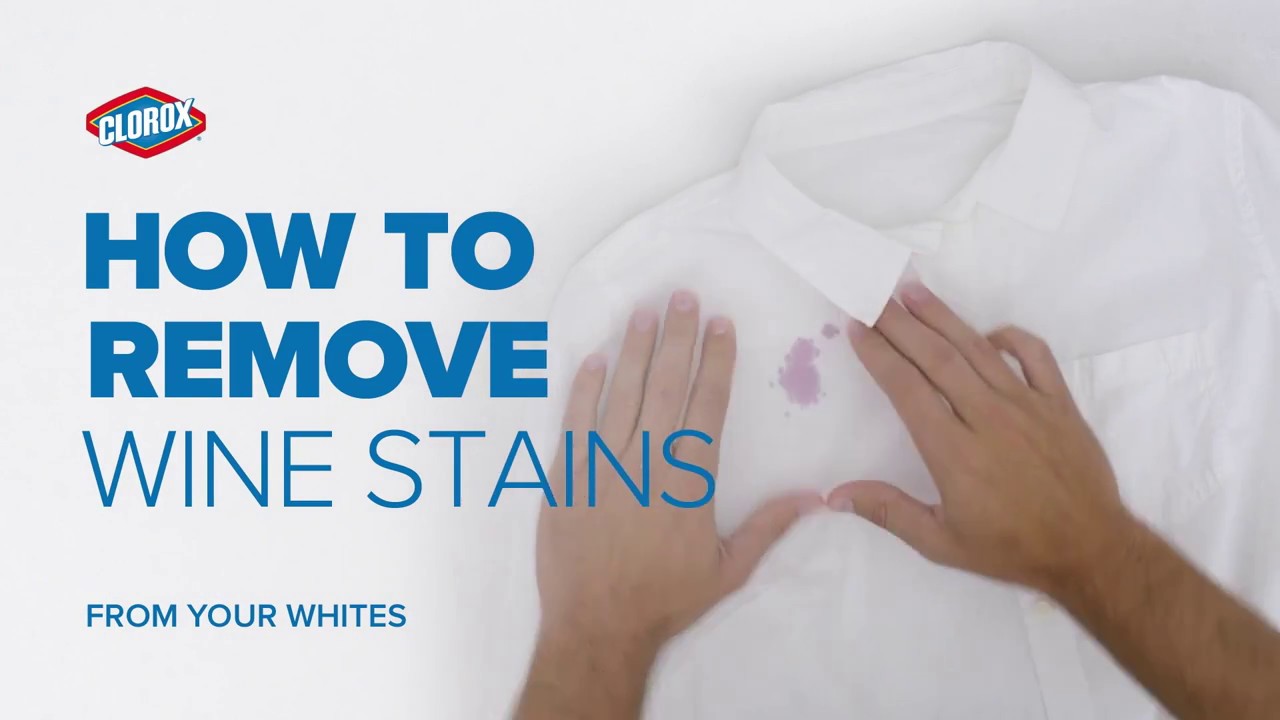 Clorox® How-To: Get Wine Stains Out of Whites