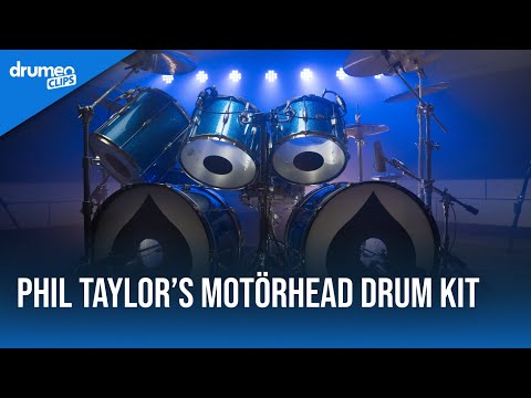 Explaining Phil "Philthy Animal" Taylor's Motörhead Drum Kit