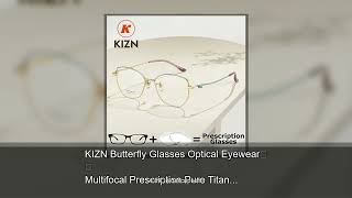 Download lagu KIZN Butterfly Glasses Optical Eyewear Multifocal Prescription Pure Titanium Progressive Lens H mp3