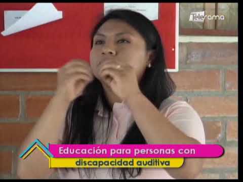 Educación para personas con discapacidad auditiva