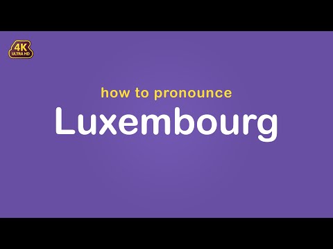 how to pronounce Luxembourg 【FIFA】