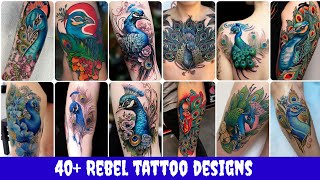 50+ peacock tattoo design | tattoo design