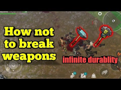 How not to break weapons (infinite durability) Trick!!![ PATCHED] | Last day on earth : survival