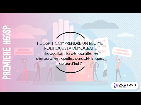 HGGSP PREMIERE  La démocratie, les démocraties : quelles caractéristiques aujourd'hui ?