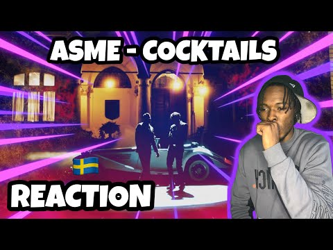 AMERICAN REACTS TO SWEDISH RAP! Robin Kadir X Asme - Cocktails (ENGLISH LYRICS)