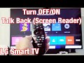 LG Smart TV: How to Turn OFF/ON Talk Back (Screen Reader, Voice Assistance, Audio Guidance