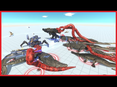 B.O.S.S & S.P.I.D.E.R VS 4x FACTIONS - ANIMAL REVOLT BATTLE SIMULATOR