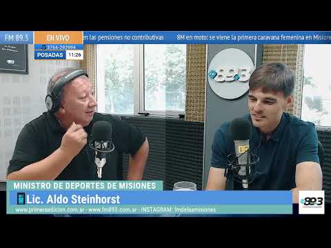 Lic. Aldo Steinhorst: “El deporte en Misiones es una política de Estado”