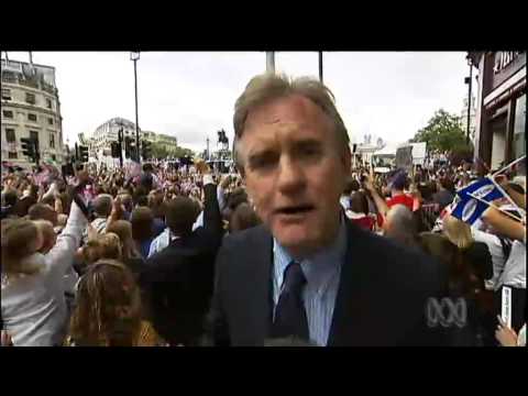 Thousands line London streets for athlete parade