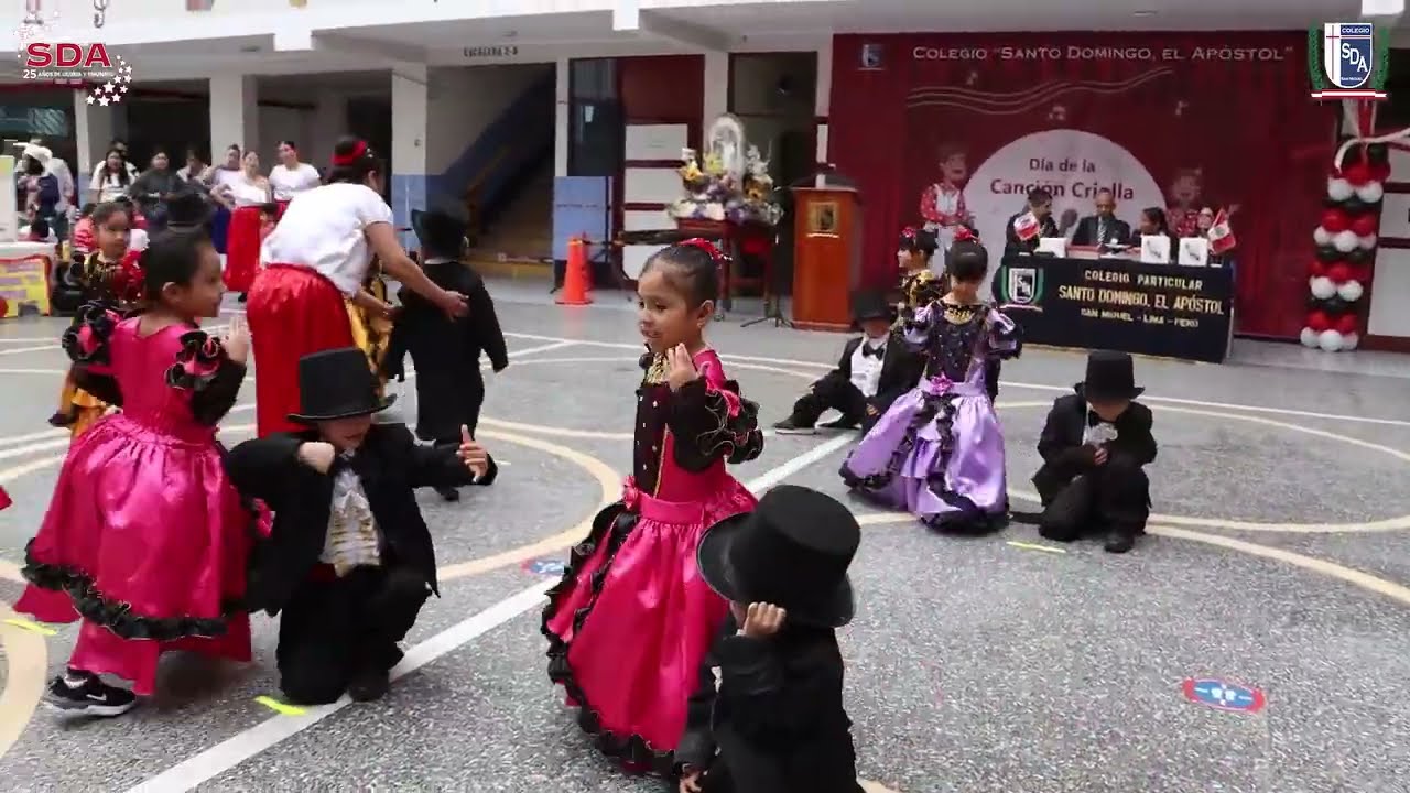 Celebración de nuestros pequeños de inicial el Día de la Canción Criolla 💃 | SDA | 2025