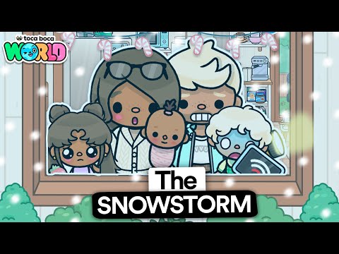 SNOWSTORM HIT OUR HOUSE! ❄️ (EP 15) | Toca Life World Family RP 🌍