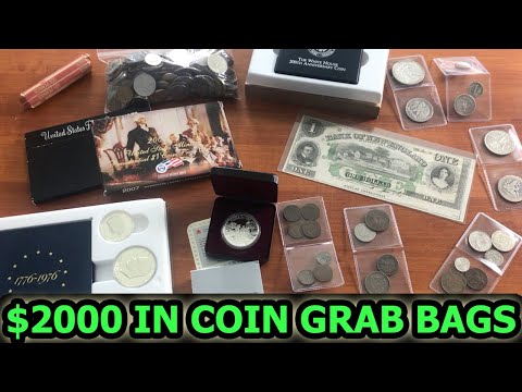HUGE $2000 SALE of Coin Grab Bags - Tons of Silver, Rare Notes, and More!!