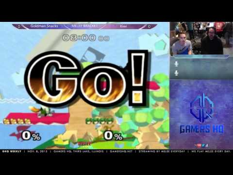 GHQ Weekly [11/8/15] - LR1: ME | Goldman Snacks (Fox) vs. Kiwi (Marth)