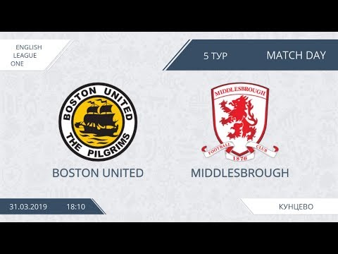 AFL19. England. League One. Day 5. Boston United - Middlesbrough